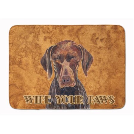 Carolines Treasures Carolines Treasures SC9117RUG German Shorthaired Pointer Wipe Paws Machine Washable Memory Foam Mat SC9117RUG